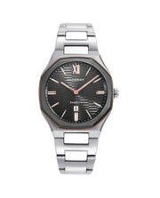Reloj Acero Ip Gris Y Rosa Brazalete Sra Va