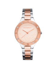 Reloj Acero Ip Rosa Brazalete Sra Va