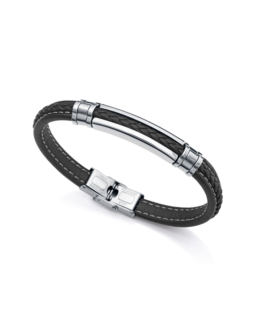 Puls Acero Y Piel Negra Sr Fn