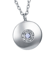 Collar Acero Diamante Creado Sra Fashion