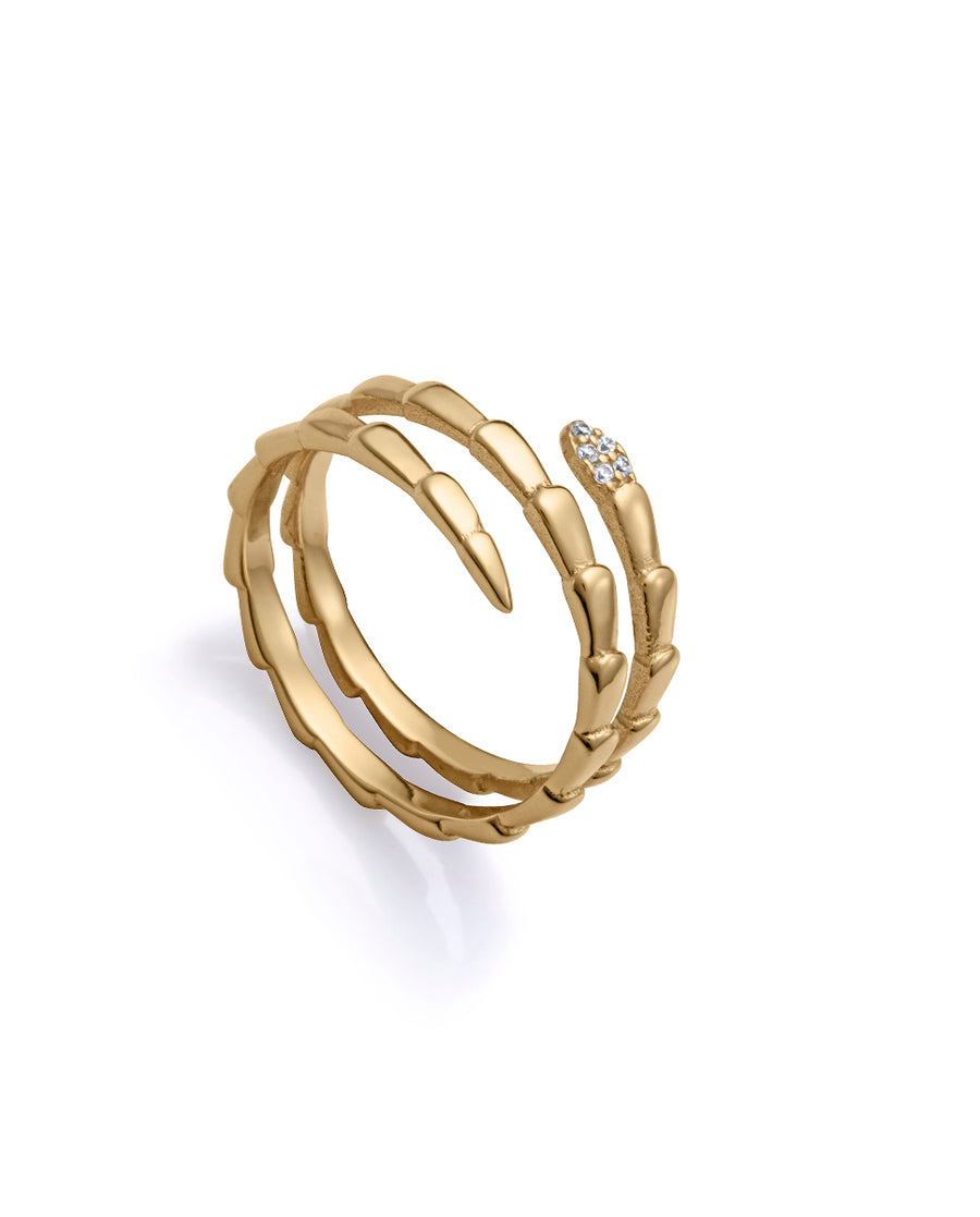 Anillo Plata De Ley Baño Oro Circ Sra Jewels