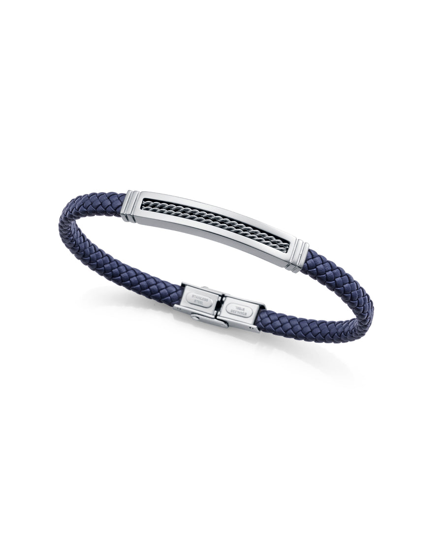 Puls Acero Piel Azul Sr Fashion