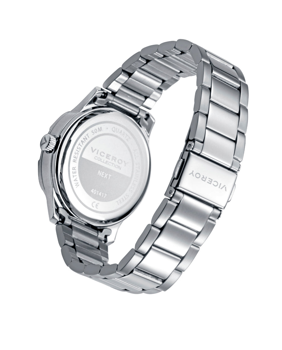Reloj Acero Y Aluminio Brazalete Niño Va