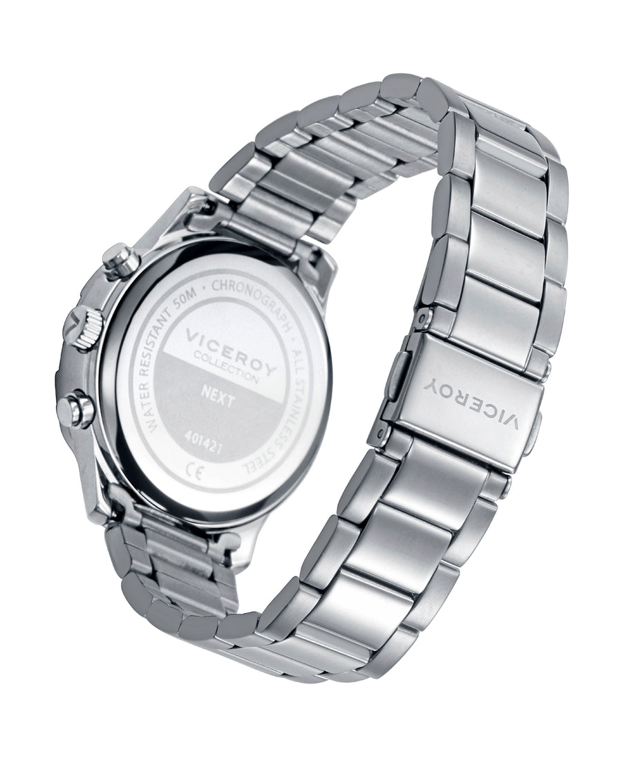 Crono Acero Y Aluminio Brazalete Niño Va