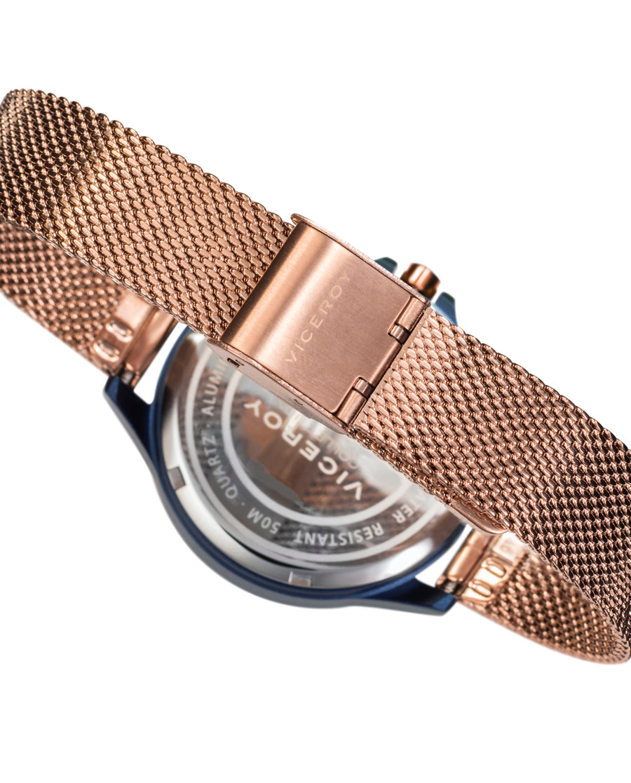 Multi Aluminio Azul Acero Ip Rosa Brazalete Sra V