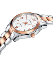 Reloj Acero Ip Rosa Brazalete Sra Va
