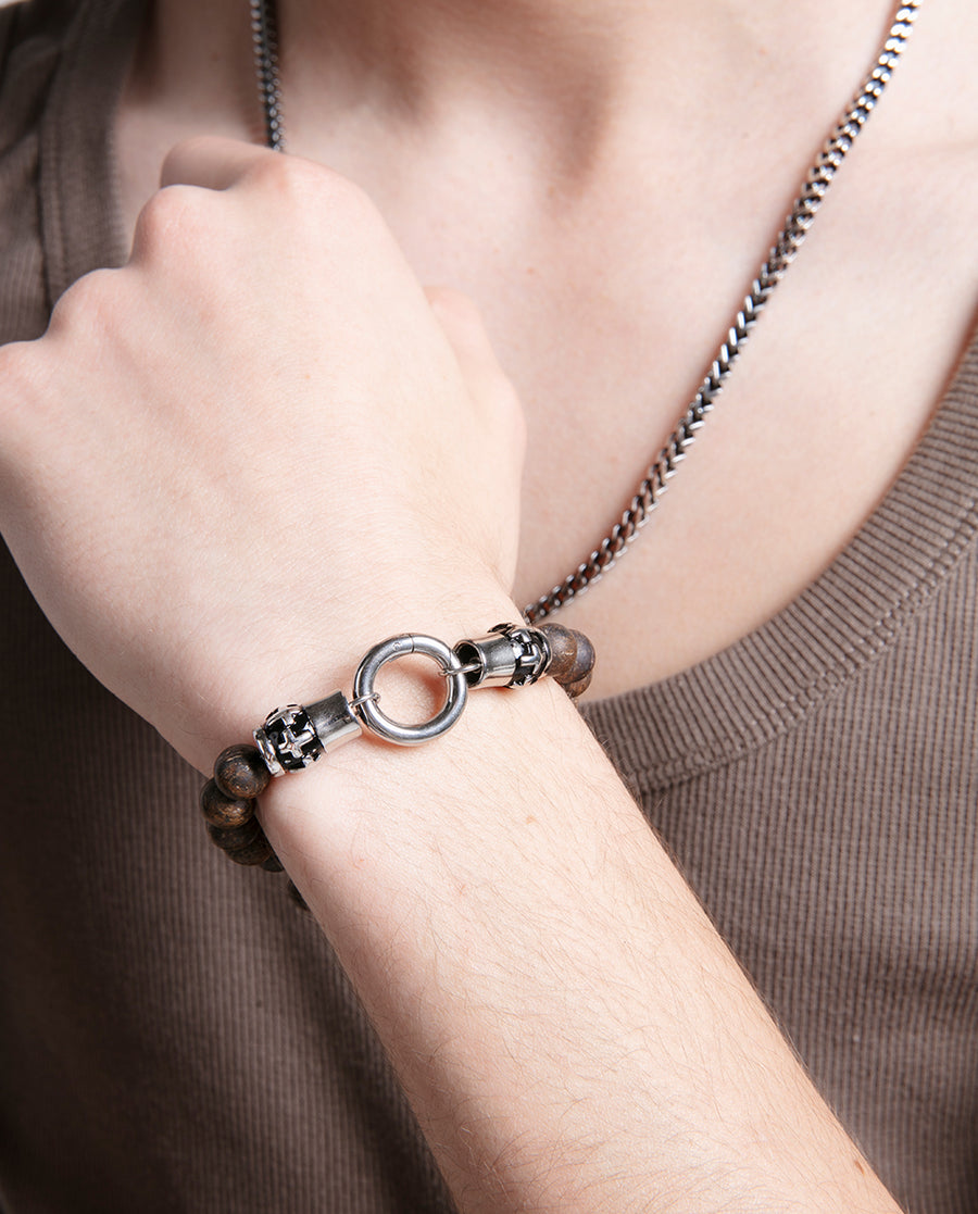Chain Necklace In Steel: Length 60 Cm Gent Fn