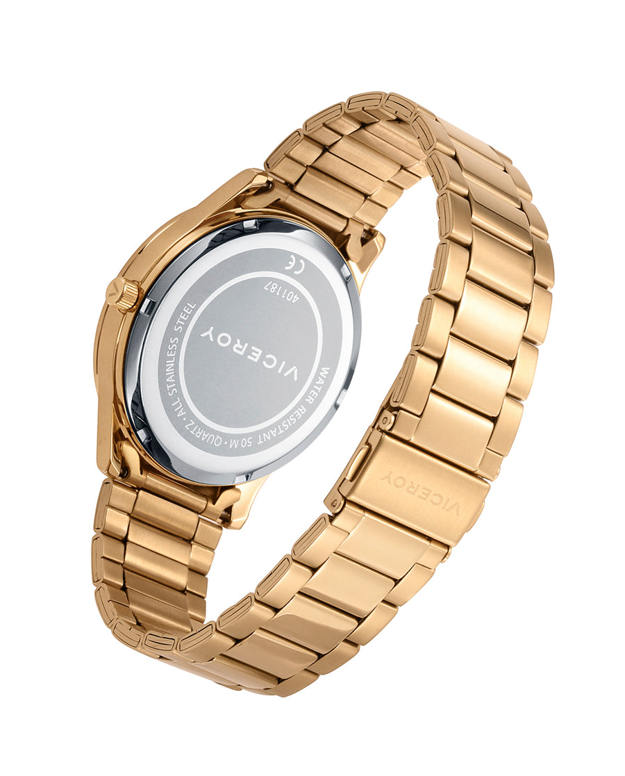 Multifunción  Acero Ip Dorado Brazalete Sr Va