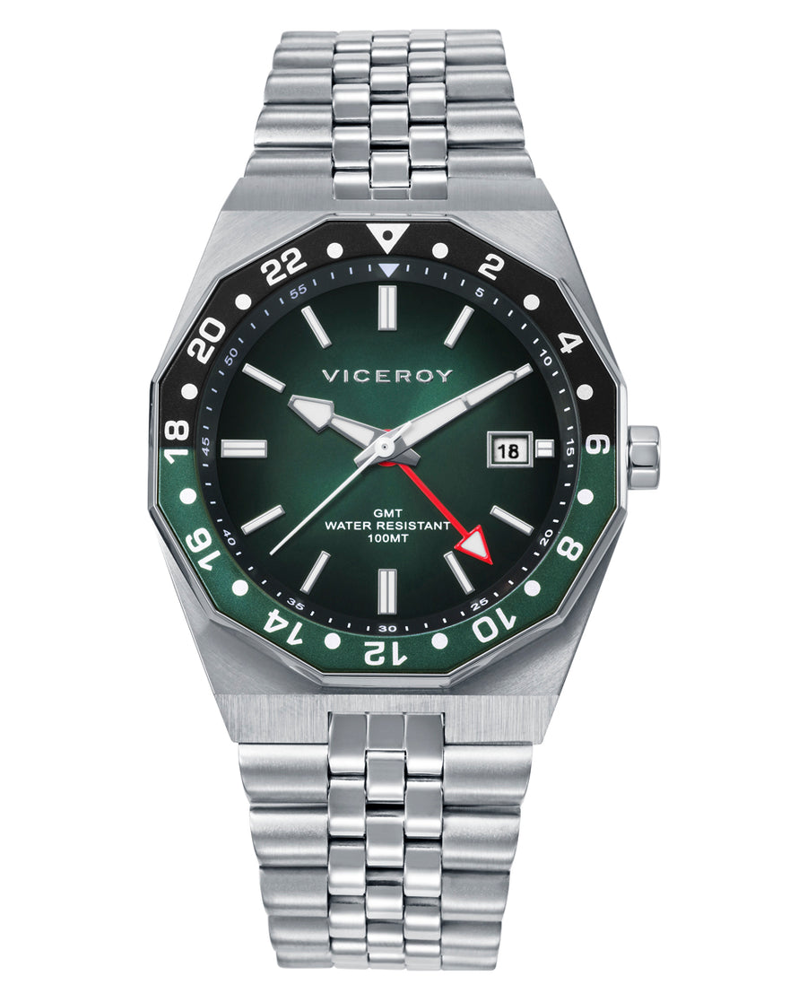 Reloj Acero Brazalete Sr Va
