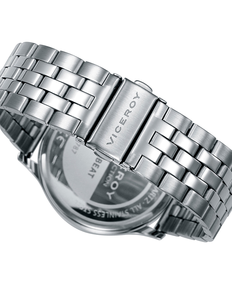 Reloj Acero Brazalete Sr Va