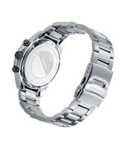 Crono Acero Ip Negro Brazalete Sr Va