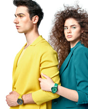 Green Aluminium And Stainless Steel Ip Green Watc