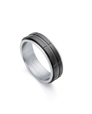 Steel Ring And Ip Black: Size 20 Gent Fn