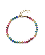 Puls Steel Ip Pierres De Couleur Dorée Sra Fn