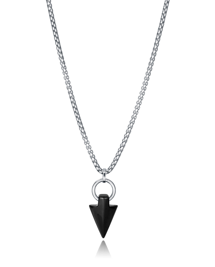 Collar Acero Y Piedra Nat Sr Fashion