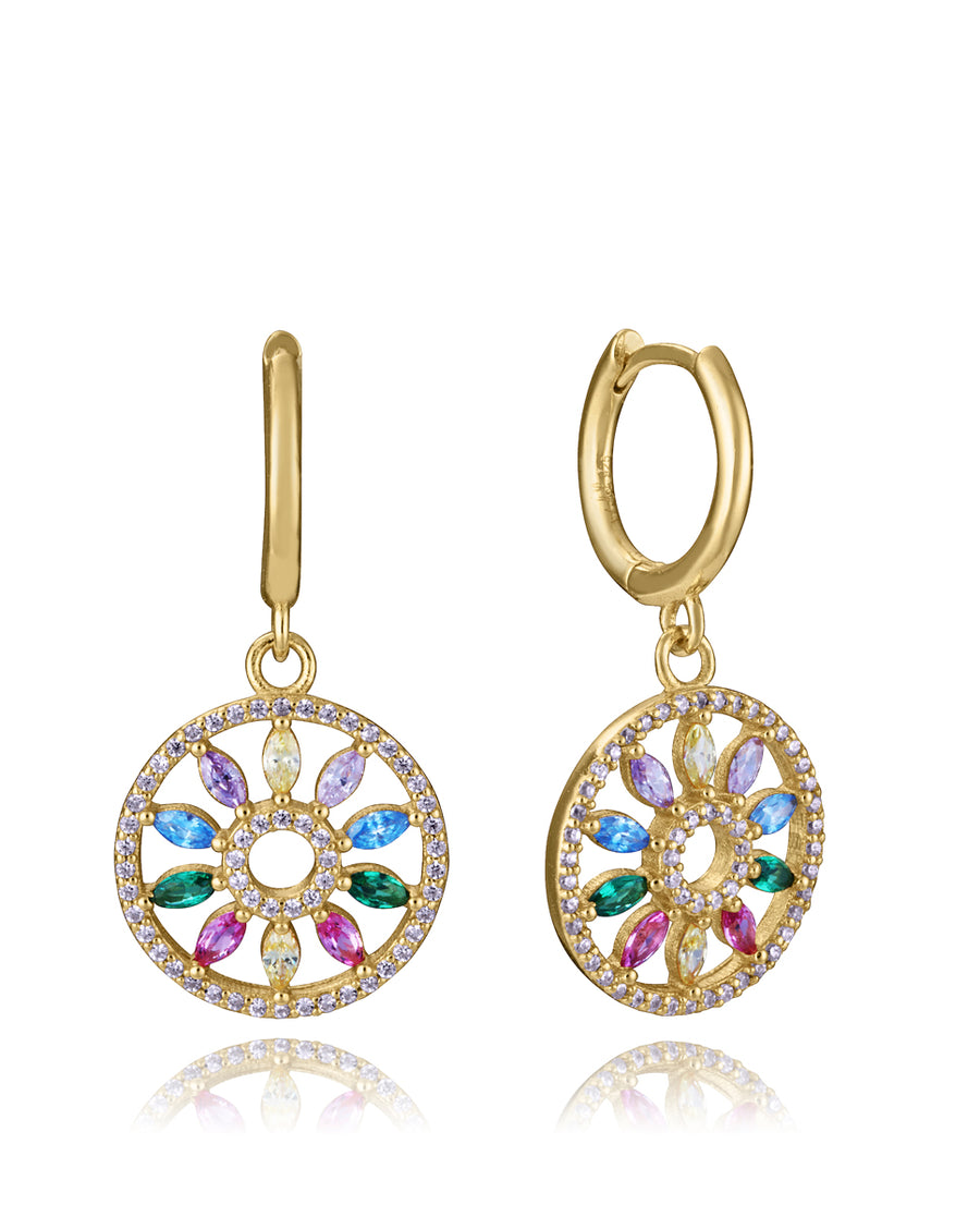 Pend Plata De Ley Baño Oro Circ Sra Jewels