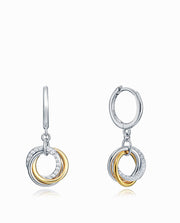 Pnd Bague Argent 2 Tons Circ Ms Jwls