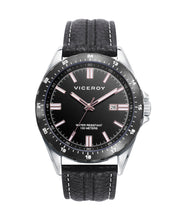 Stainless Steel Watch Ip Black Strap Man Va