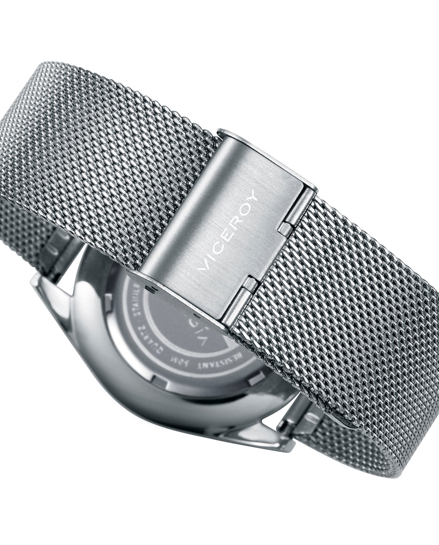 Reloj Acero Brazalete Sr Va