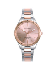 Reloj Acero Ip Rosa Brazalete Sra Va