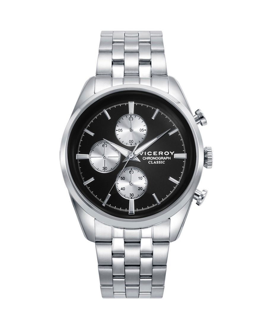 Crono Acero Brazalete Sr Va