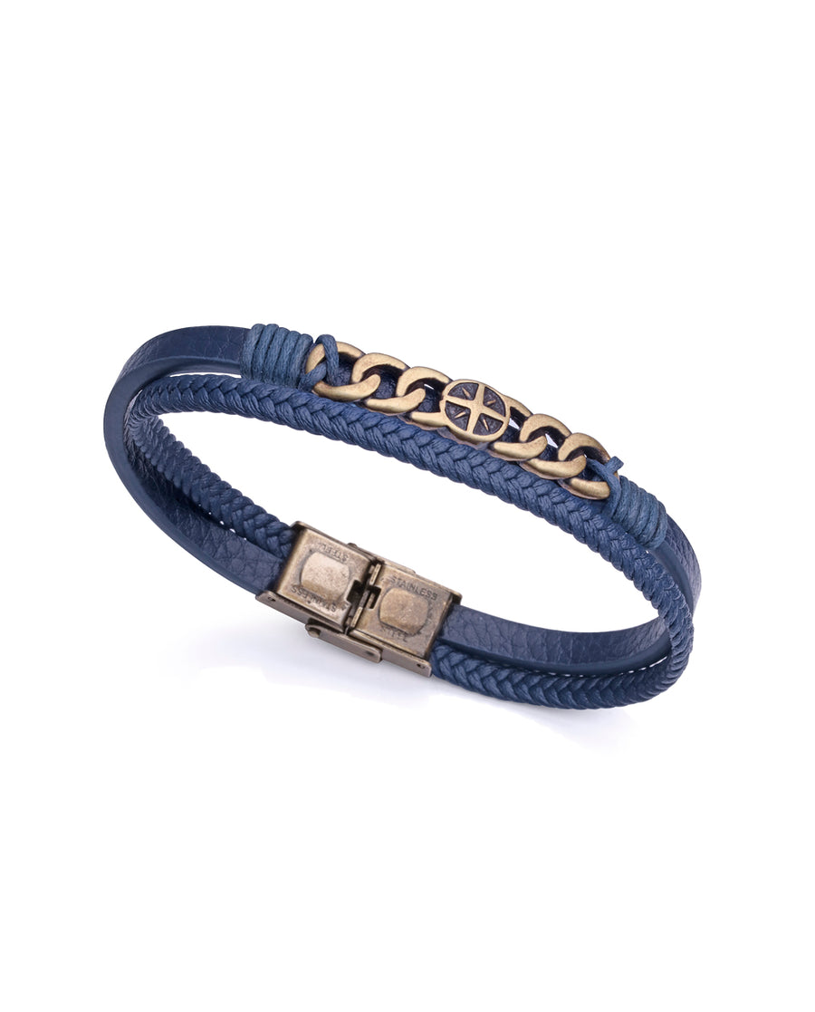 Puls Acero Piel Azul Sr Fn
