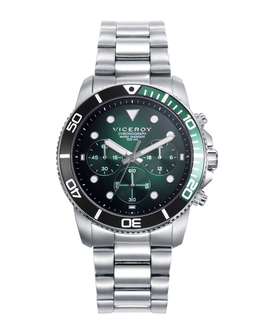 Crono Acero Brazalete Sr Va