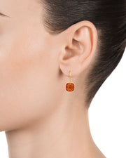 Boucles d'Oreilles Argent Massif Plaqué Or Cris Sra Jewels