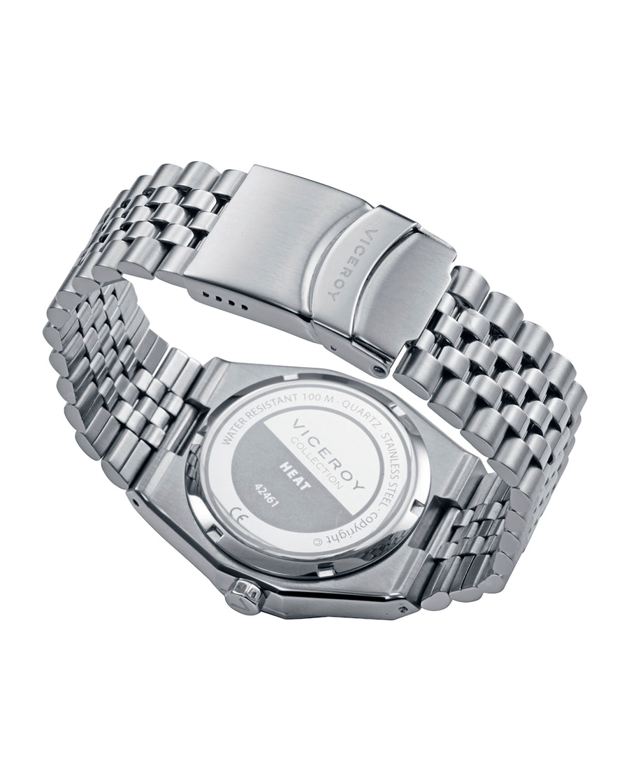 Reloj Acero Brazalete Sr Va