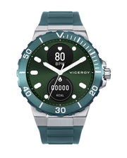 Reloj Smart Acero Ip Verde Correa Sr Va