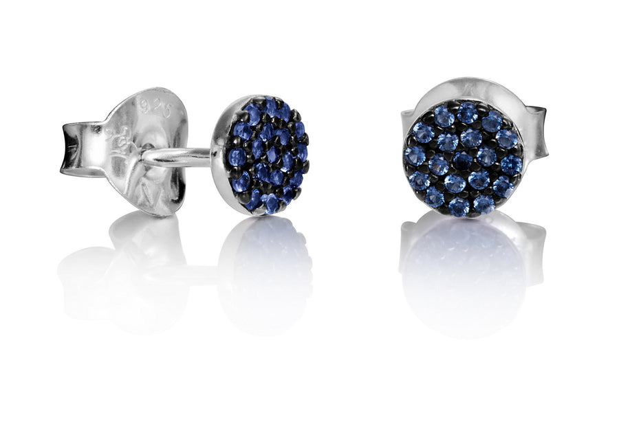 Pendientes Plata De Ley Y Cristal Sra Jewels