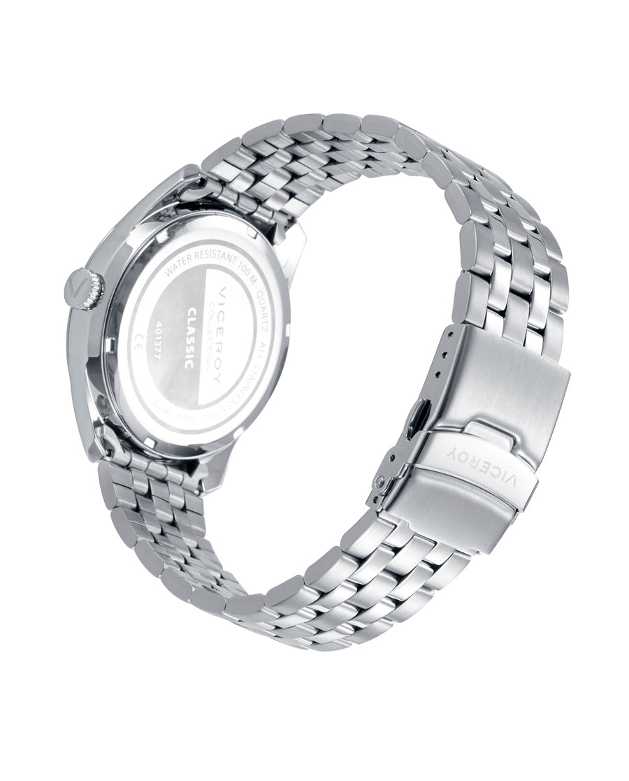 Reloj Acero Brazalete Sr Va