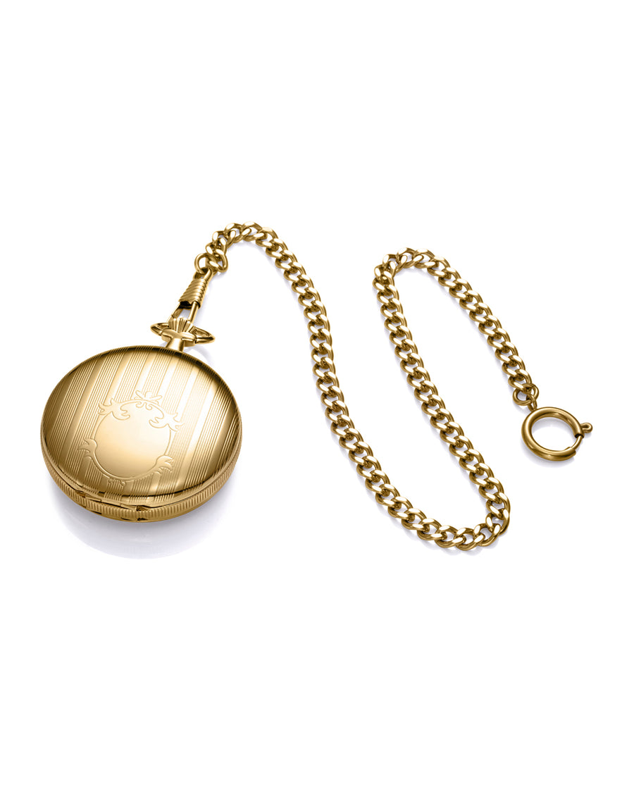Reloj Bolsillo Ip Dorado Sr Va
