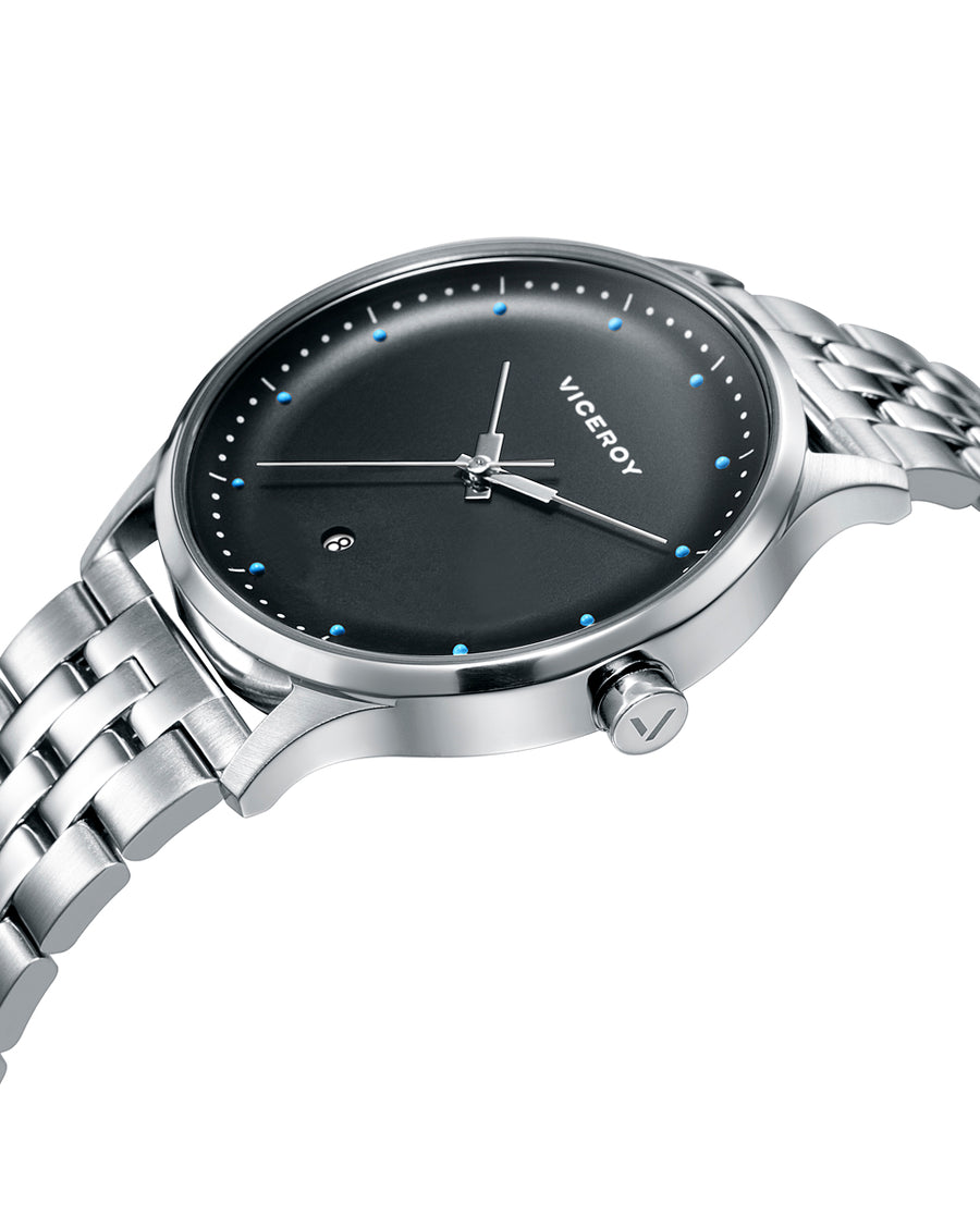 Reloj Acero Brazalete Sr Va