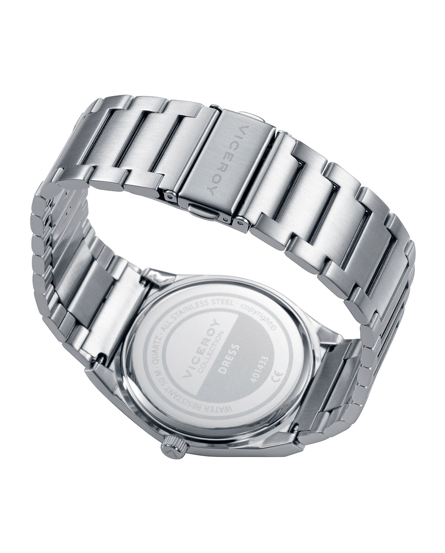 Reloj Acero Brazalete Sr Va
