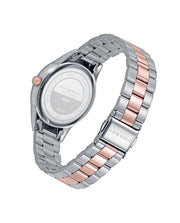 Reloj Acero Ip Rosa Brazalete Sra Va