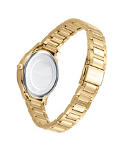 Reloj Acero Ip Dorado Brazalete Sra Va