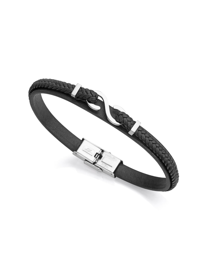 Puls Acero Y Piel Negra Sr Fn