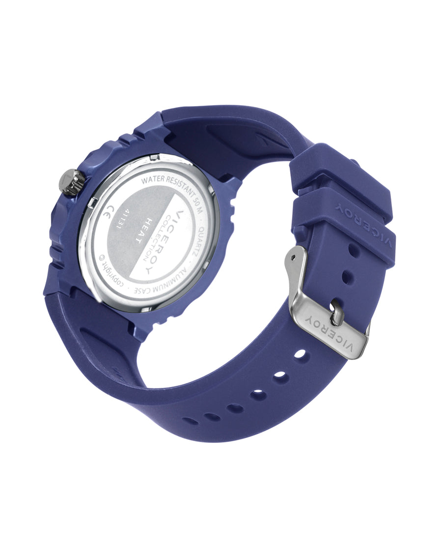 Reloj Aluminio Azul Correa Sr Va