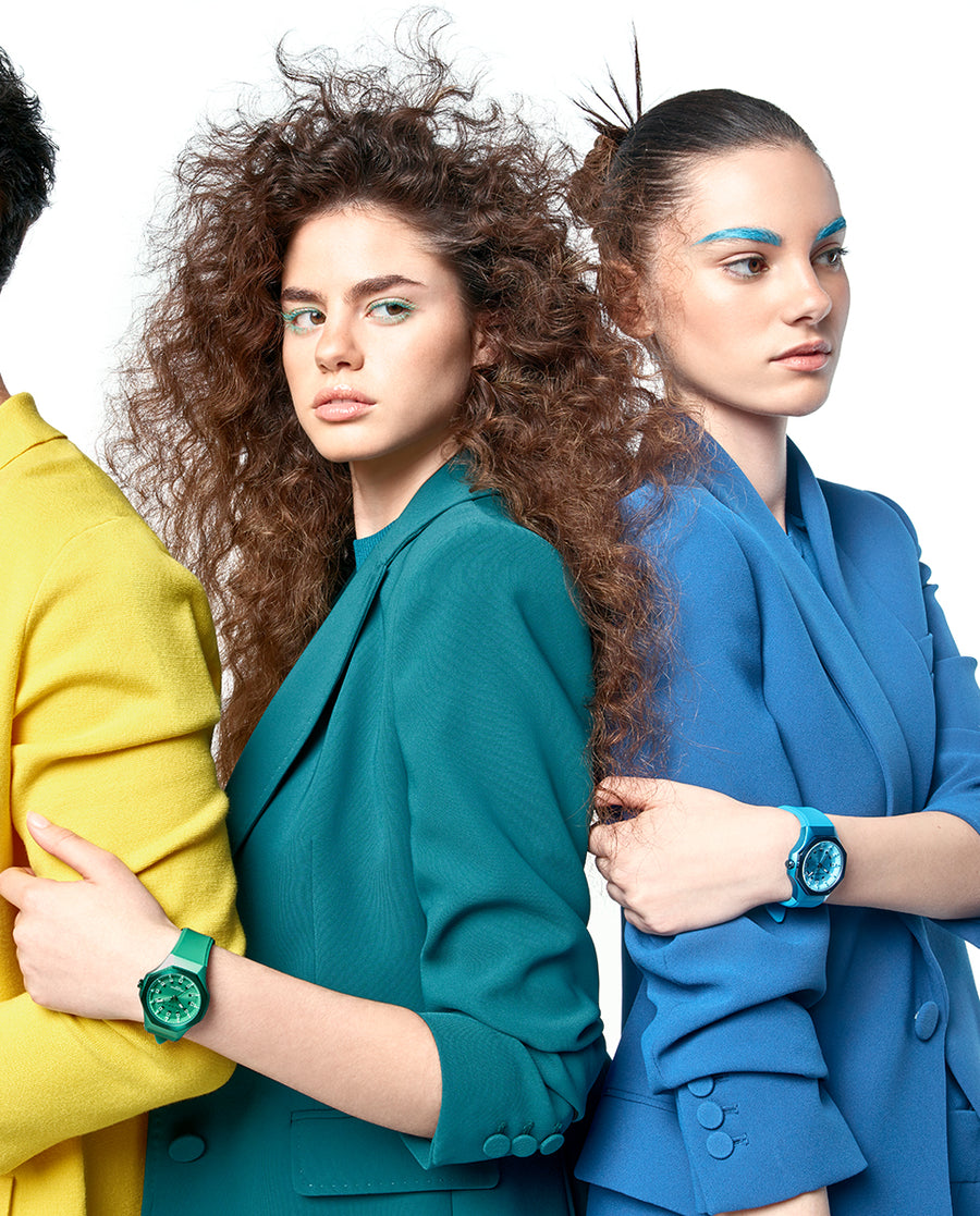 Green Aluminium And Stainless Steel Ip Green Watc