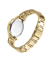 Reloj Acero Ip Dorado Brazalete Sra Va