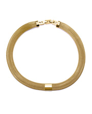 Steel Ip Gold Mesh Necklace: Length 42 Cm Lady Fa