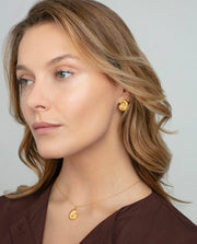 Collar Acero Ip Dorado Caracol Mar Sra Fsn