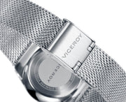 Reloj Acero Bic Ip Rosa Brazalete Sra Air