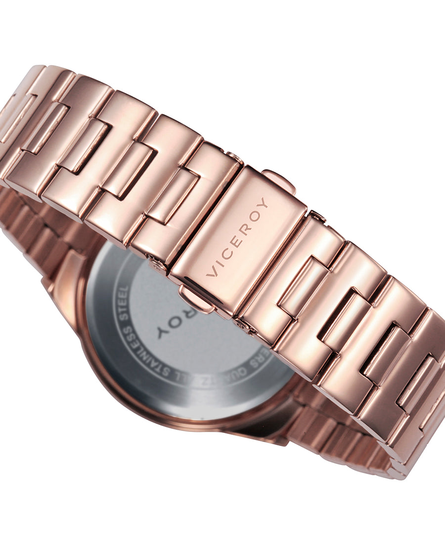 Multi Acero Ip Rosa Brazalete Sra Va