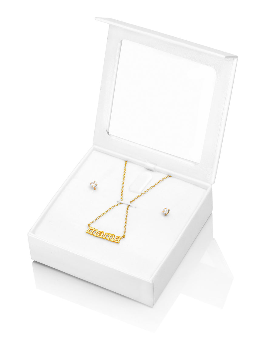 Pack Collar Y Pend Plata De Ley Chap Oro 18 Kt Cir