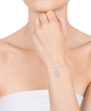 Pulsera Plata De Ley Mano De Fátima Sra Jewels