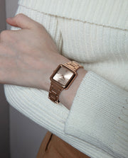Bracelet Montre Acier Ip Rose Mrs. Va