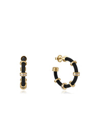 Pend Acero Ip Negro Y Dorado Circ Sra Fn