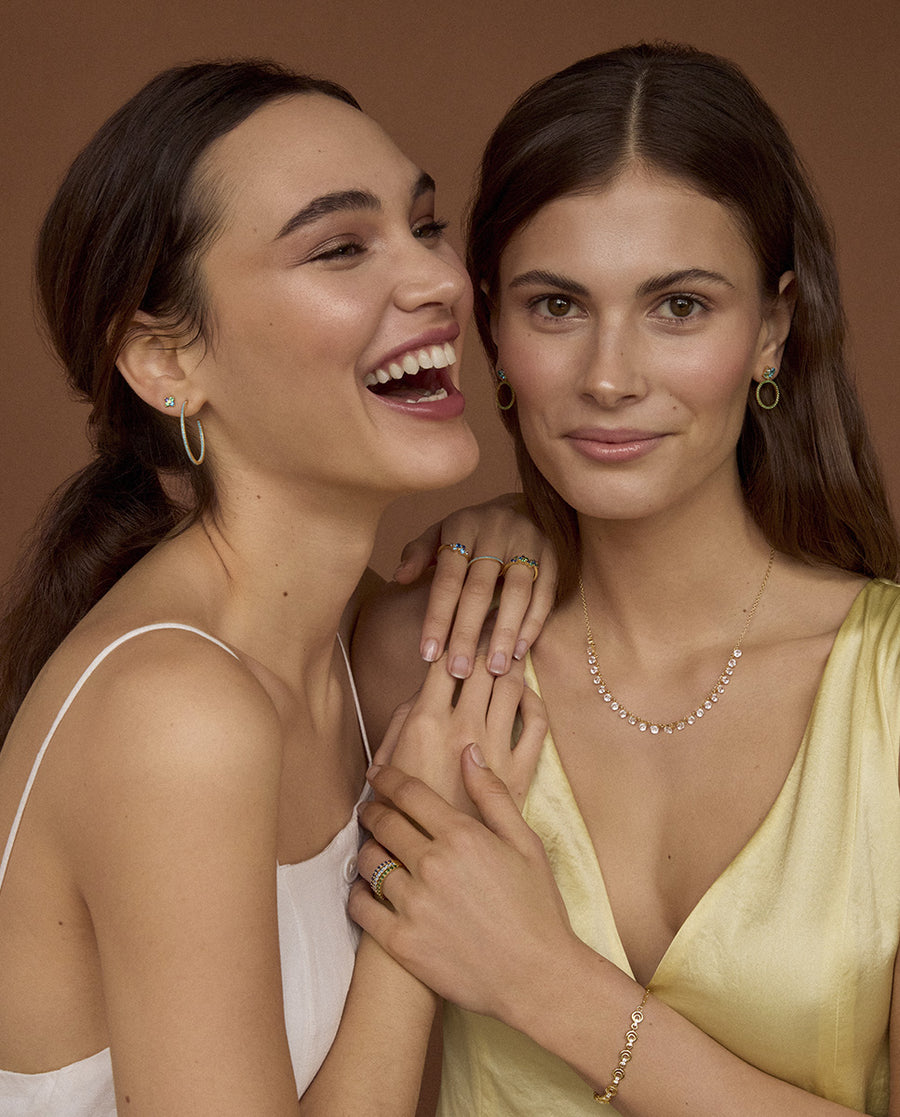 Puls Plata De Ley Baño Oro Circ Sra Jewels